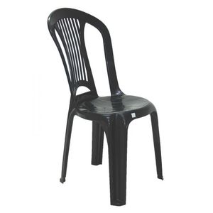 Cadeira Sem Braço Preta