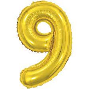 Balao Metalizado Dourado 9 8035