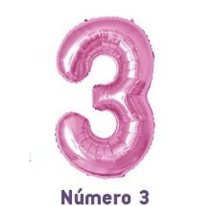 Balao Metalizado Pink 3 8143