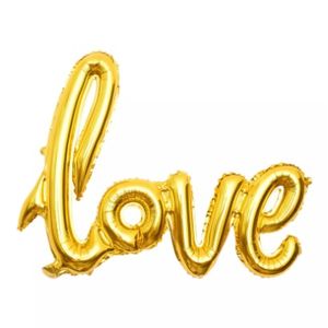 Balao Love 108x65 Dourado 8566