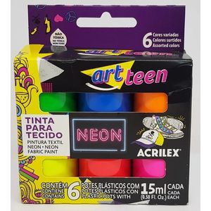 Tinta Tec Acrilex Fluo Neon 5370 (72)