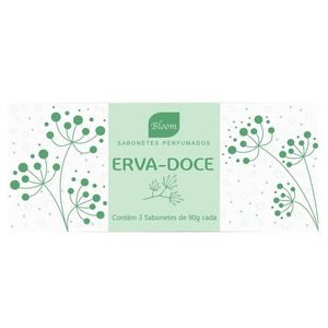 Sabonete Bloom 3p 90g Erva Doce 1146