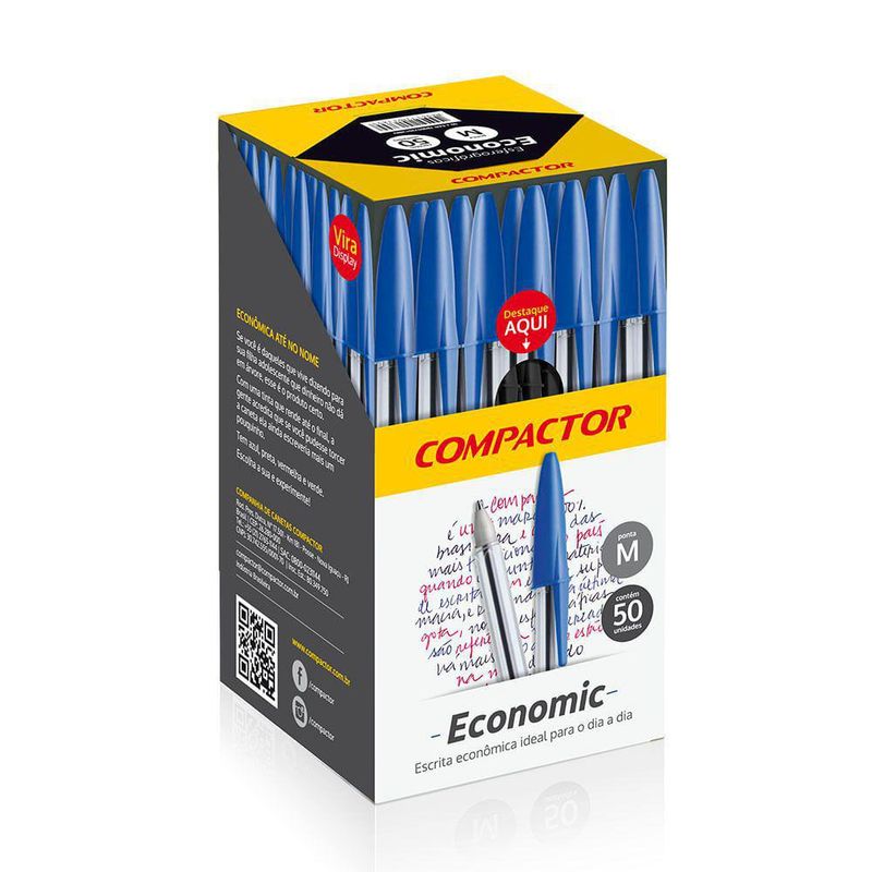 CANETA-COMPACT-ECONOM-50P-PT-871004