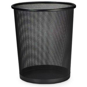 Lixeira Metal Ordene 8,5l Preta 98010