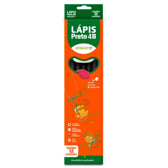 LAPIS-GRAF-LEO-LEO-OURO-12P-4B-5547