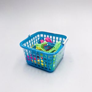Pegador Roupa 24p C/Cesto 6955