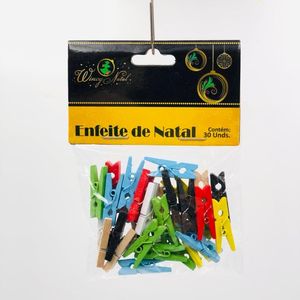 Mini Pregador Natal C/30 Nta0104