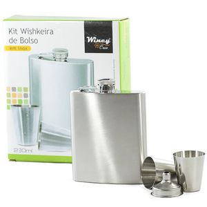 Kit Whiskeira De Bolso 4p Ixb04006