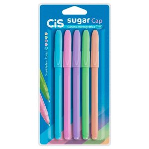 Caneta Cis Sugar Cap 1.0mm 5p 6700 (144/12)