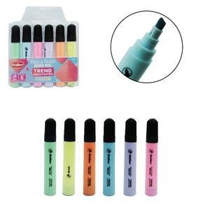 Marca Texto Goller Mini Big 6p Trend 6117