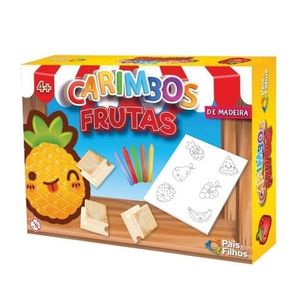 Carimbos Frutas - Madeira