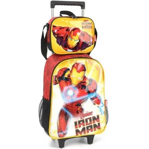 Kit Escolar Luxcel 2 Peças Iron Man