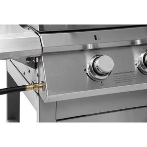 Churrasqueira Inox A Gás 4 Queimadores Mimo Style Unic