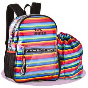 Mochila Infantil Transparente Now United