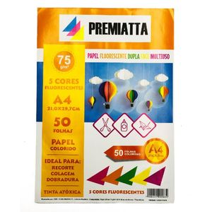 Papel Premiatta Colorset Fluor A4