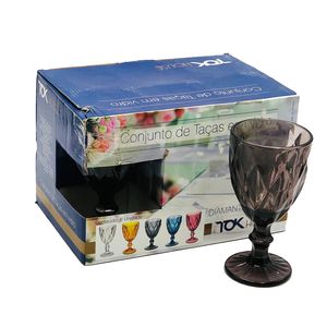 Taca 300ml Diamt 6p Pr Mt1696