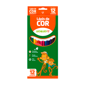 Lápis de Cor Leo & LEO 12 Cores
