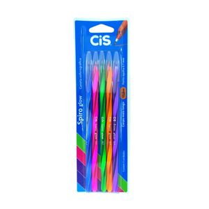 Caneta Cis Spiro 5p Gl 52061 288/24