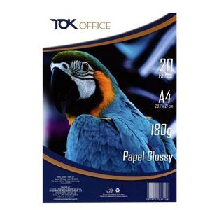Papel Gloss Tok Off A4 20 Folhas