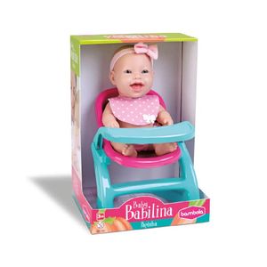 Boneca Bambola Baby Babilina Papinha
