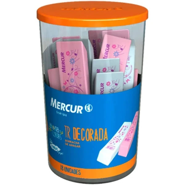 BORRACHA-MERCUR-TR-DECOR-18P-RS-BR