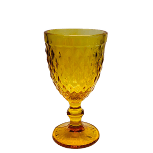 Taça de Vidro Amarelo 320ml