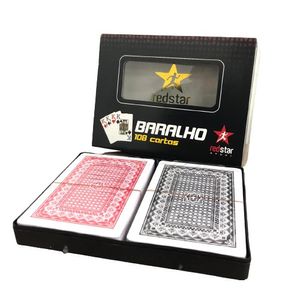 Baralho de Plástico com 2 Jogos