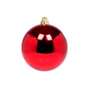 Bola Natalina Lisa 15cm Vermelho 2660