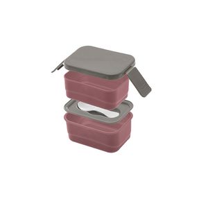 Paramount Plástico Marmita Prática Rosa ou Azul Térmica
