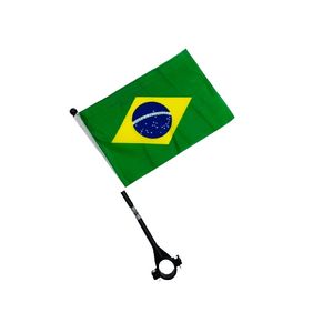 Bandeira do Brasil Tok Tecido para Moto
