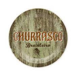 Prato Raso Cerâmica Churrasco Green 26 cm Oxford