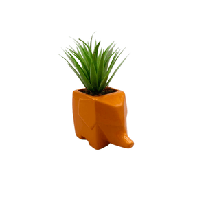 Vaso Decorativo de Ceramica Elefante