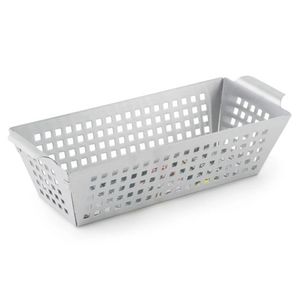 Grelha Perfurada Funda Multiuso Para Churrasqueira