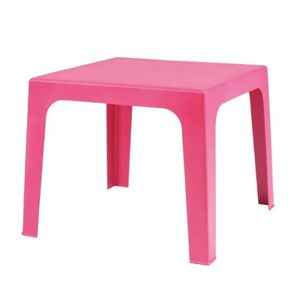Mesinha Kids em Plástico Rosa - Mor
