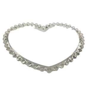 Prato Coração Wolff Pearl 18cm - Cristal