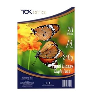 Papel Gloss Tok Off A4 20 Folhas