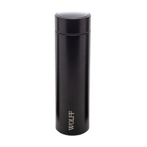 Garrafa Térmica Wolff De Aço Inox Preta