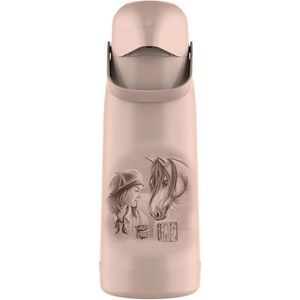 Garrafa Termica Termolar Magic Pump 1,8 Litro Decorada Nude
