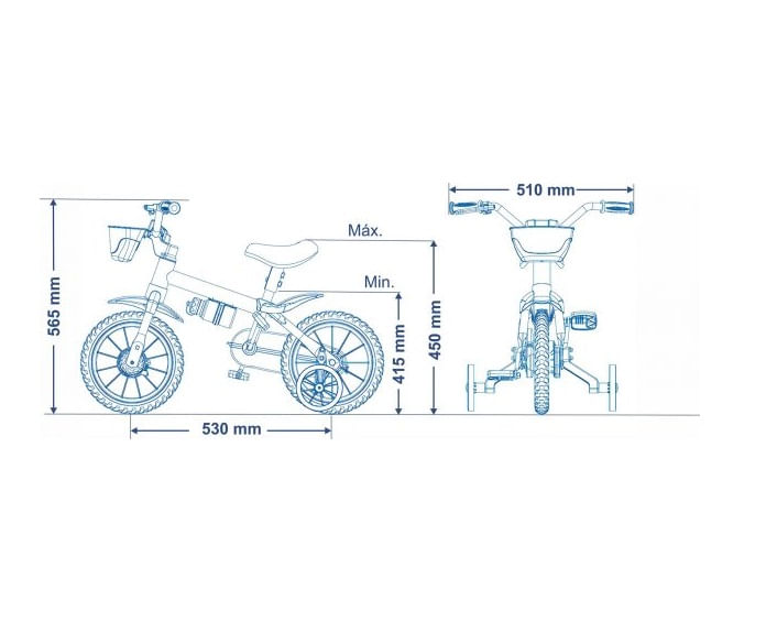 BICICLETA-ARO-12-MICKEY