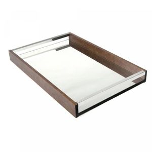 Bandeja Madeira C/Espelho 10998