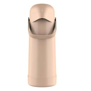 Garrafa Térmica Pressão Magic Pump 1Litro Bege Dunas