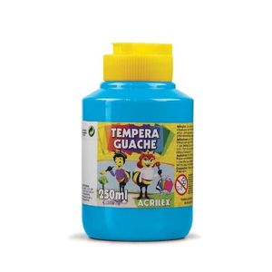 Tinta Guache 250ml Azul Celeste Acrilex