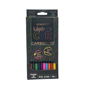Lápis de Cor Leo&Leo Carbonline 12 Cores