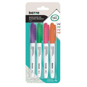 Marcador de Quadro - Bazze Slimcolor 4 Peças