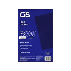Papel Carbono Sertic 100f Az D.Face 302400 (50)