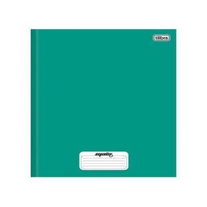 Caderno Brochura Capa Dura 1/4 D+ Verde 96 Folhas -Tilibra