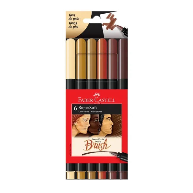 CANETA-FAB-SUPERSOFT-BRUSH-6P-15.0706SOFTTP
