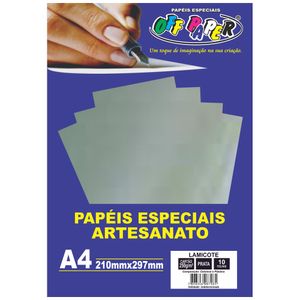 Papel Lamicote A4 250g 10f Prat 10519