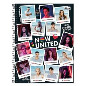 Caderno Cd Now United 10x1 160f 318213