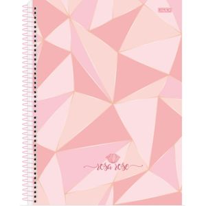 Caderno Cd Rosa Rose 10x1 160f 233260